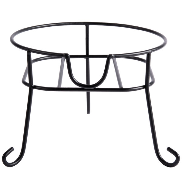 Acopa Black Beverage Dispenser Metal Stand