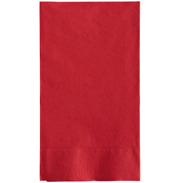 Red Paper Dinner Napkin (2Ply, Customizable) 1000/Case