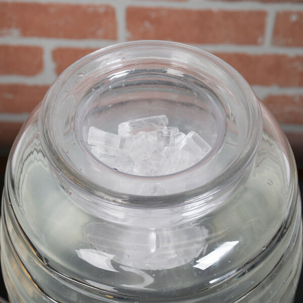 Acopa Glass Beverage Dispenser Ice Core and Infuser Set