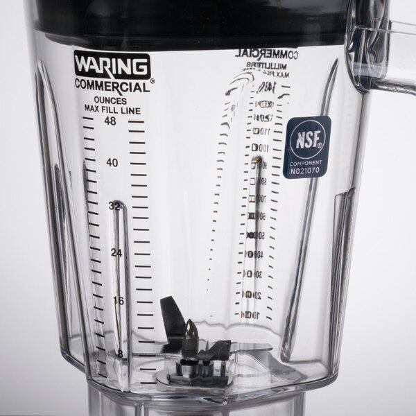 Waring CAC132 48 oz. Copolyester Blender Jar for Commercial Blenders