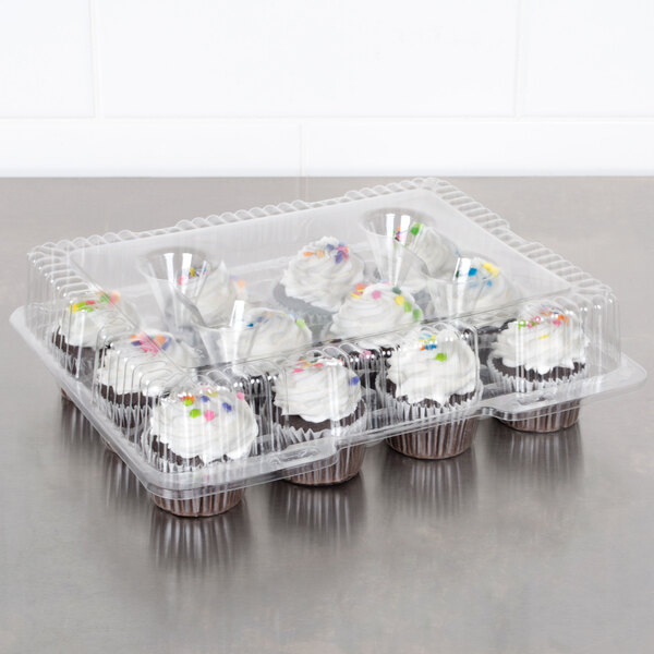 Bulk Plastic Cupcake Containers 76/Case staurantStore