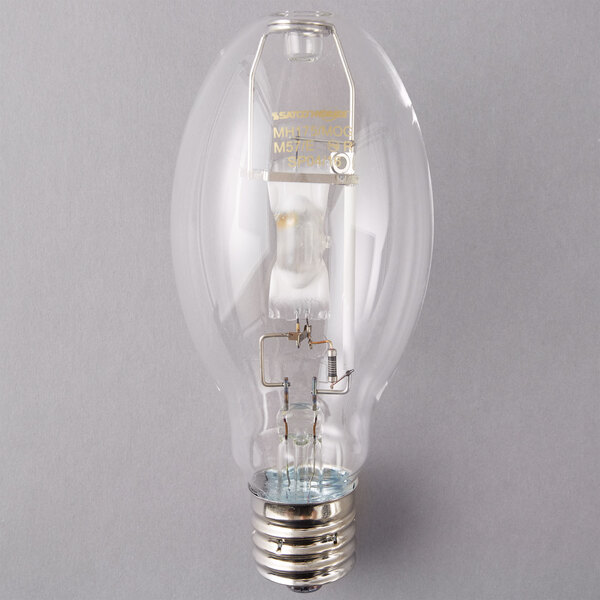Satco S5829 175 Watt Cool White Clear Finish Metal Halide HID Light Bulb (ED28)