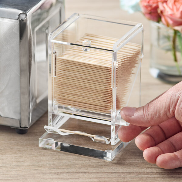 Acrylic Toothpick Dispenser