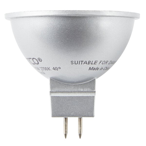 Satco S9495 6.5 Watt (50 Watt Equivalent) Warm White LED Reflector Light Bulb - 12V (MR16)