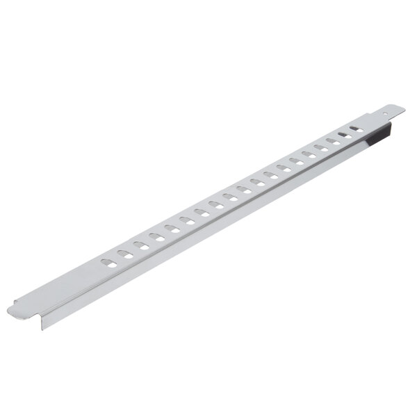 A long metal bar with holes.