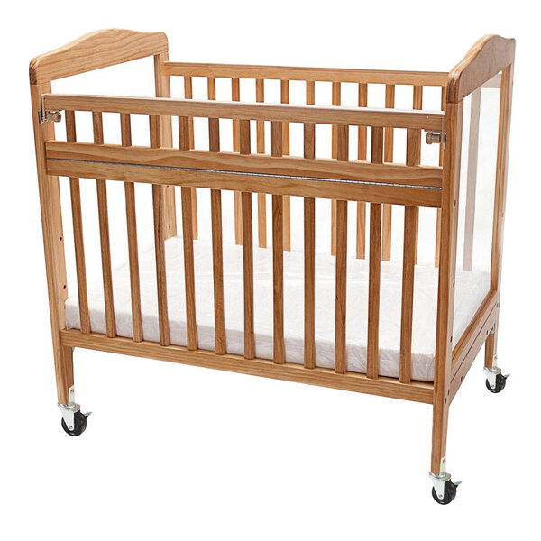 L.A. Baby WC-530A-N 24" x 38" Window Crib with 3" Fire Retardant Mattress and Safety Access Gate