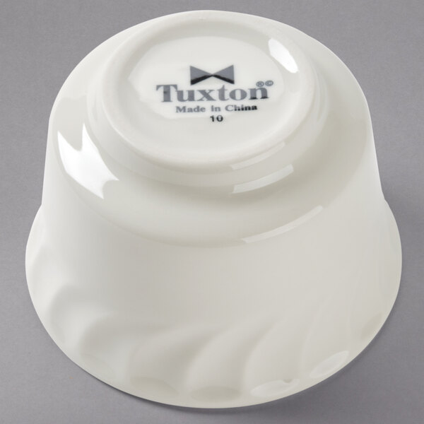 Tuxton China TRE-004 Bouillon, 8 Oz., 4" Dia. X 2-3/8" H, Round