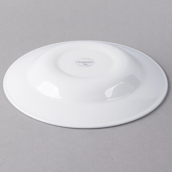 Libbey 905356842 Slenda 18.5 oz. Royal Rideau White Round Porcelain