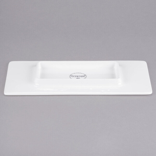 Libbey 905356001 Slenda Valla 11" x 5 1/8" Rectangular Royal Rideau