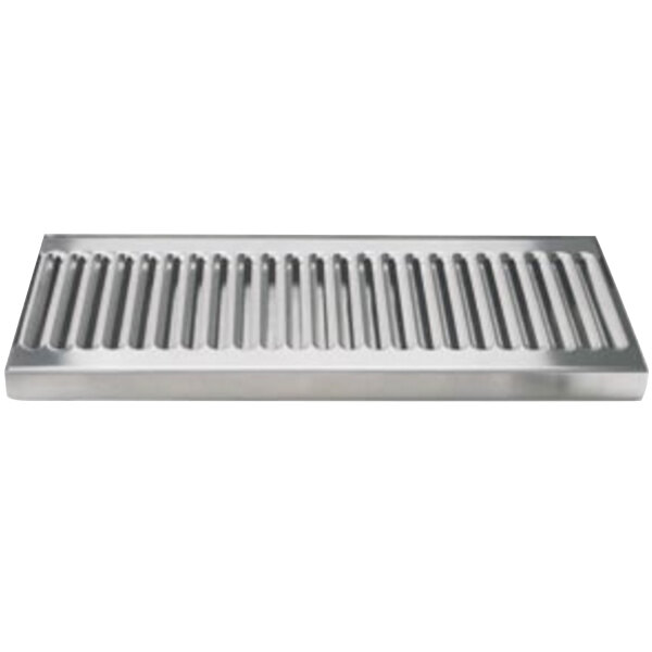 Micro Matic DP-120 5" x 12" Stainless Steel Surface Mount Drip Tray