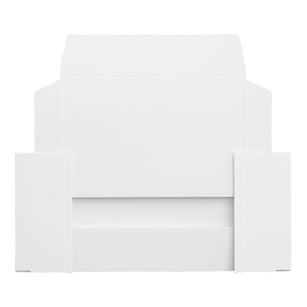 7 1/4" x 4 5/8" x 1 3/4" White 1 1/2 lb. 1Piece Candy Box 25/Pack