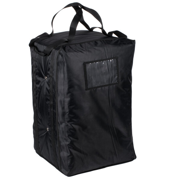 Pizza Delivery Catering Bags Holds up to six 16" to 18" pizzas Black 