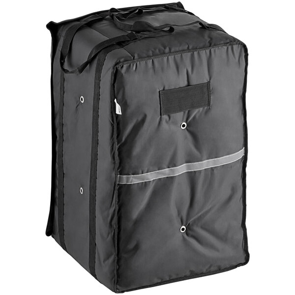 ServIt Insulated Pizza Delivery Bag Black SoftSided HeavyDuty Nylon