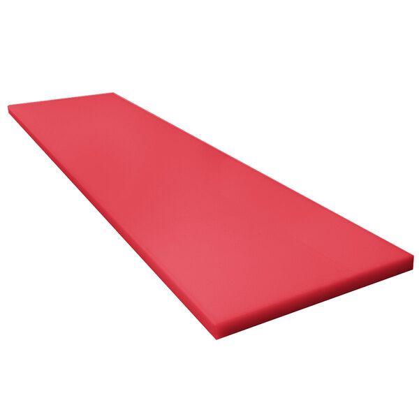 A red rectangular True 910270 equivalent cutting board.