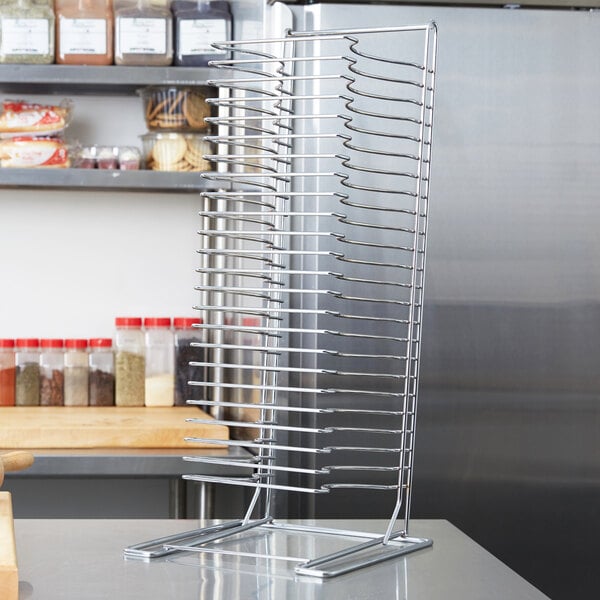 21.5" Wide 24 Pan Capacity Details about   Single Pizza Rack 2.5" Shelf Spacing 