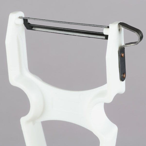 DexterRussell 91500 Basics 3 1/2" White "Y" Swiss Peeler with Straight