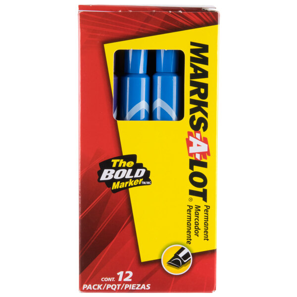 Avery® 24800 MarksALot Large Chisel Tip Desk Style Permanent Marker