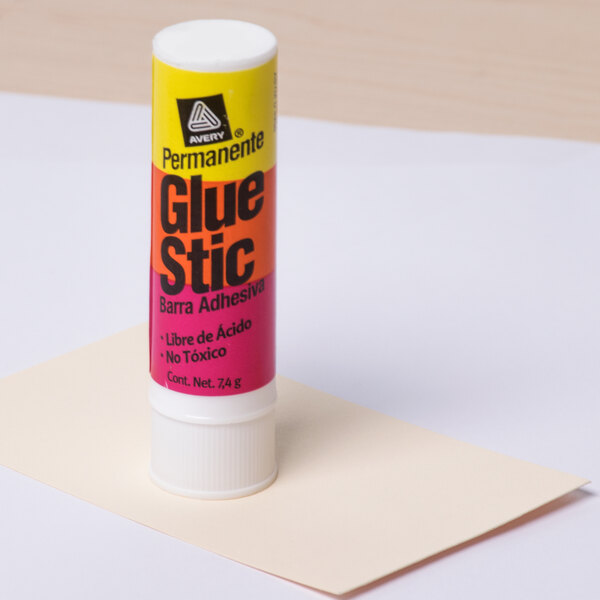 Avery® 166 0.26 oz. White Permanent Glue Stic - 12/Pack