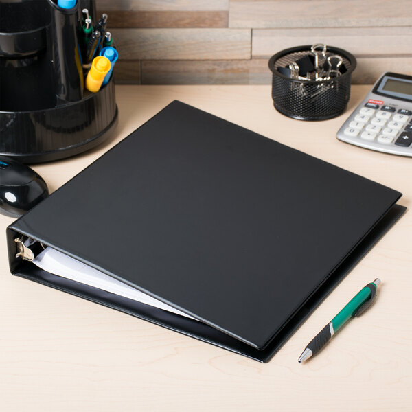Avery® 3401 Black Economy Non-View Binder with 1 1/2" Round Rings