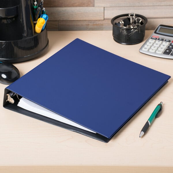 Avery® 3400 Blue Economy Non-View Binder with 1 1/2" Round Rings
