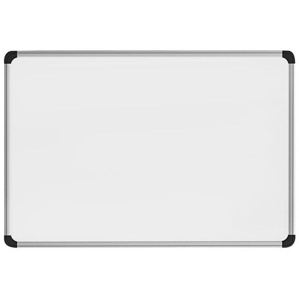 Magnetic Dry Erase Board 4 THOUGHT 48X36 Inches Whiteboard Wall-Mounted Magnetic Bulletin Board with Aluminium Frame and Removable Tray 