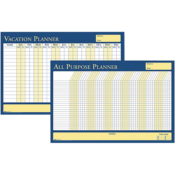 House of Doolittle HOD639 36" x 24" All-Purpose / Vacation Dry Erase Planning Board