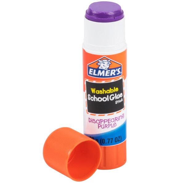 Elmer's E524 0.77 oz. Disappearing Purple School Glue Stick