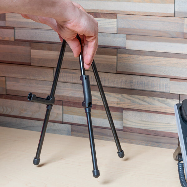 Universal UNV43028 Black Steel 14" Portable Tabletop Easel