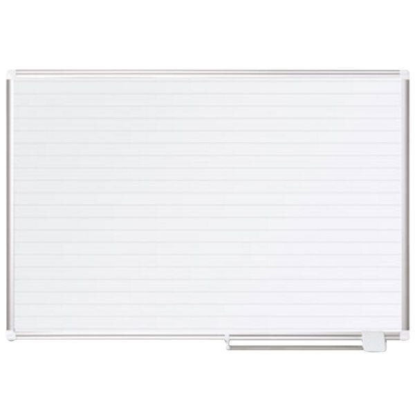 MasterVision MA0594830 48" x 36" White Ruled Dry Erase Planning Board