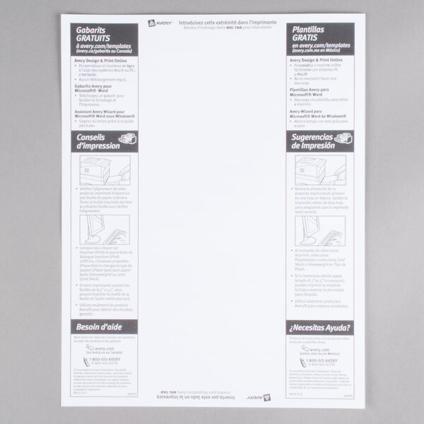 Avery® 23280 Big Tab 5Tab MultiColor Tab Dividers with Copper Reinforcements