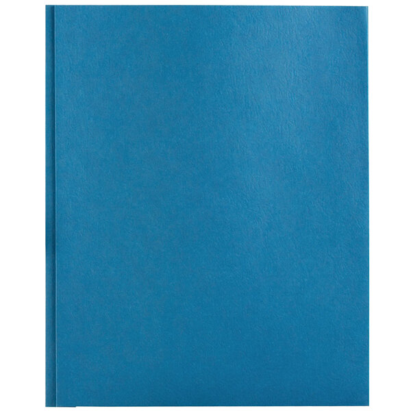 Avery® Letter Size 2-Pocket Light Blue Paper Folder with Prong Fasteners - 25/Box