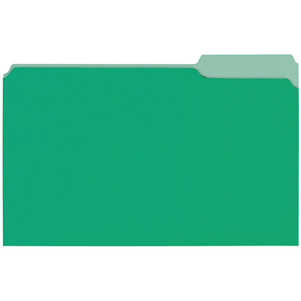 Universal UNV10522 Legal Size File Folder Standard Height with 1/3