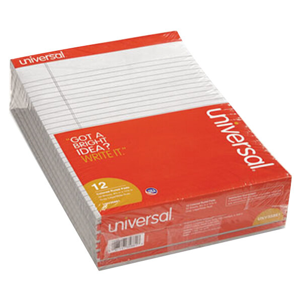 6-Pack 5x8 Inch Legal Notepads - Narrow Ruled, Micro Perforated, 30 Sheets Per Pad, 80gsm Paper For Office & School