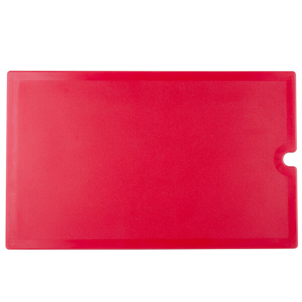 Cambro VBRWC158 Hot Red Versa Well Cover