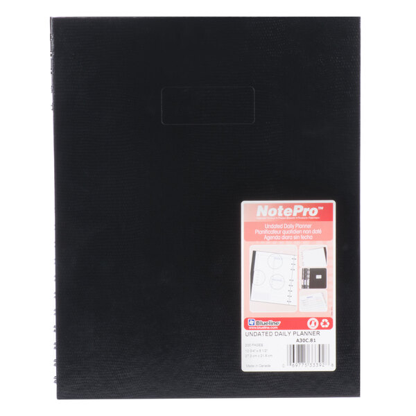 Rediform A30C81 NotePro 11" x 8 1/2" Undated Daily Planner - 100 Sheets