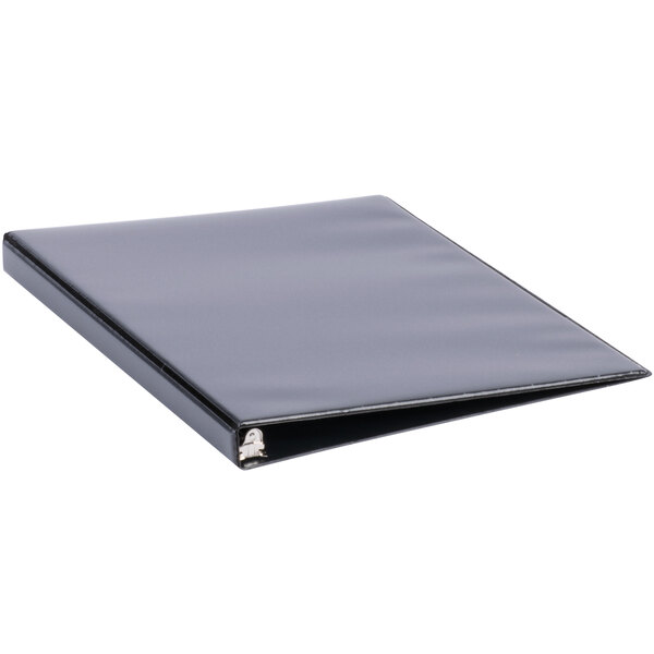 Universal UNV20701 Black Deluxe NonStick View Binder with 1/2" Round Rings