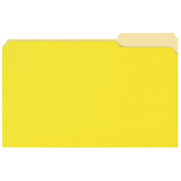 Universal UNV10524 Legal Size File Folder Standard Height with 1/3
