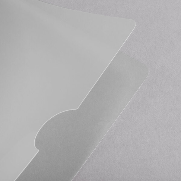 Universal UNV81525 Letter Size Poly File Jacket Clear 25/Pack