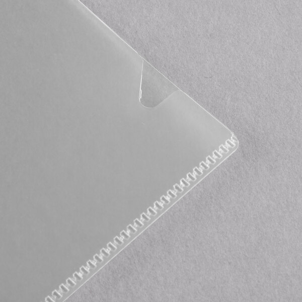 Universal UNV81525 Letter Size Poly File Jacket Clear 25/Pack