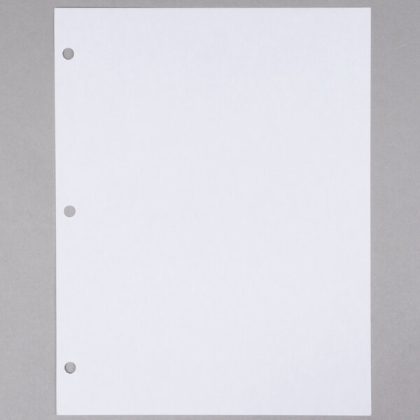 Universal Office UNV28230 8 1/2" x 11" White 3Hole Punched Case of 20