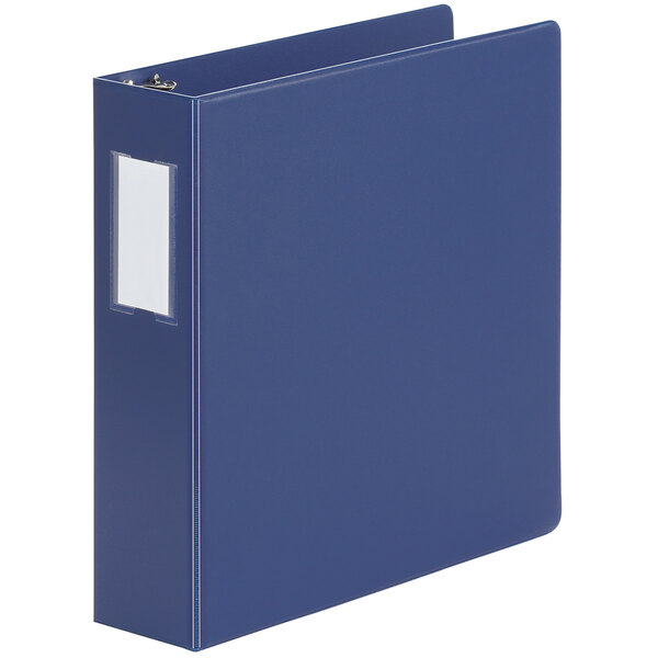 Universal UNV20785 Royal Blue Non-View Binder with 2" Slant Rings
