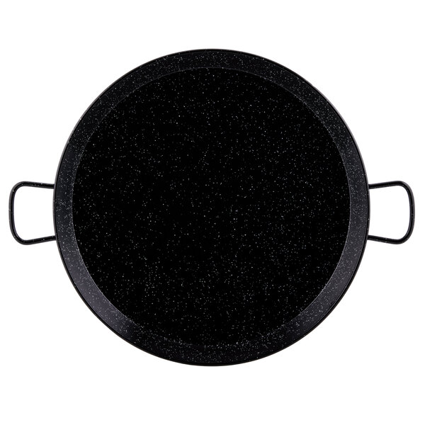 24" Enameled Carbon Steel Paella Pan