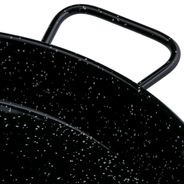 14 1/8" Enameled Carbon Steel Paella Pan
