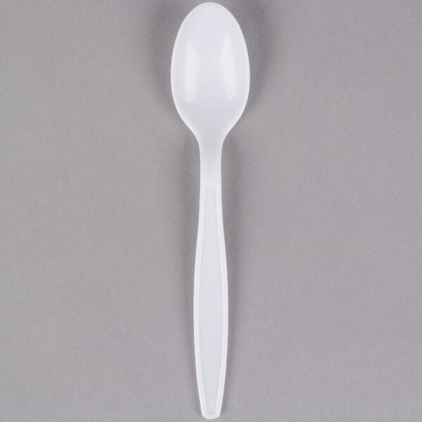 Vision Bulk White Plastic Teaspoons (1000/Case)