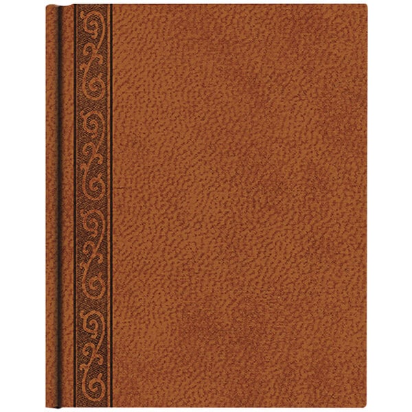 Blueline A8005 9 1/4" x 7 1/4" Tan College Rule 1 Subject Da Vinci Notebook - 75 Sheets