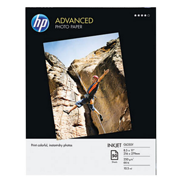 HP Inc. Q7853A 8 1/2" x 11" Glossy Advanced 56 Photo Paper