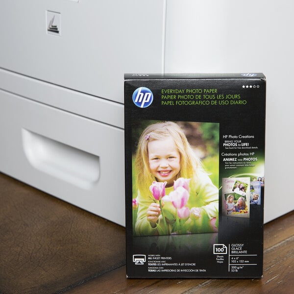 Hewlett-Packard CR759A 4" x 6" Glossy Everyday Pack of 53# Photo Paper - 100 Sheets