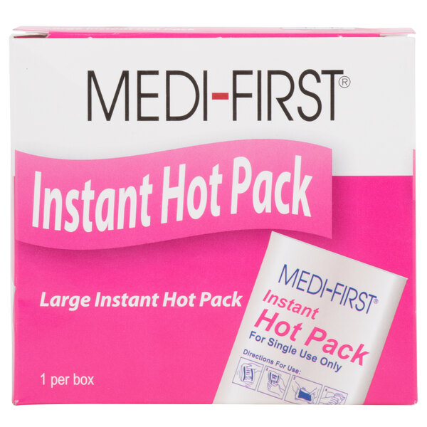 Medique 71301 MediFirst 6" x 9" Instant Hot Pack / Hot Compress
