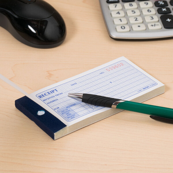 Rediform Office 8L820 2Part Carbonless Flexible Cover Numbered Receipt