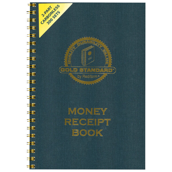 Rediform Office 8L810 2-Part Carbonless Money Receipt Book with 300 Sheets